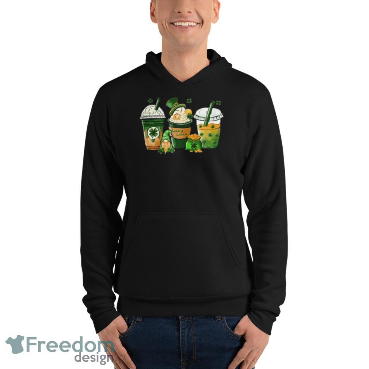 St. Patrick’s Day Coffee Lucky Latte Gift Shirt image St. Patrick’s Day Coffee Lucky Latte Gift Shirt - Unisex Fleece Pullover Hoodie