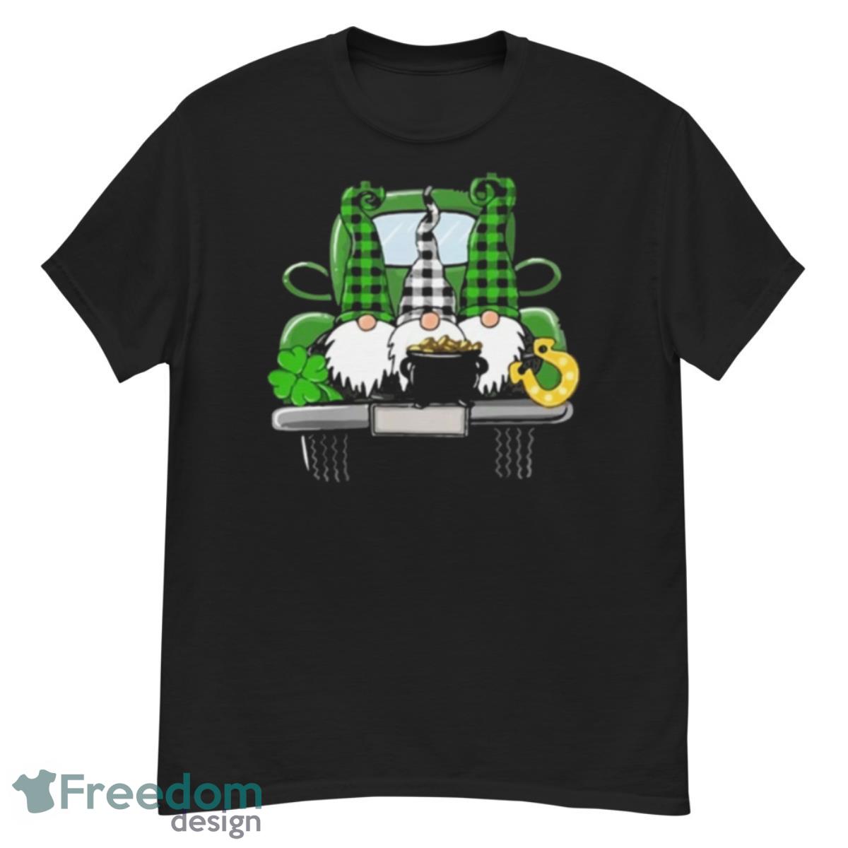 St. Patrick’s Day Gnomes Truck Gift Shirt - G500 Men’s Classic T-Shirt