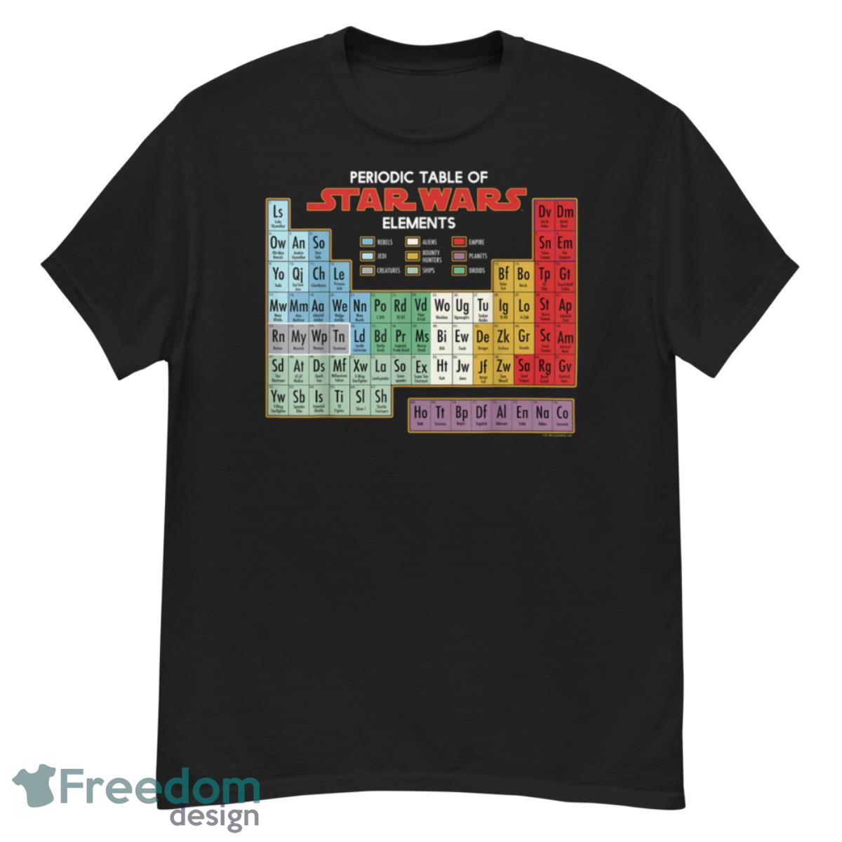 Star Wars Periodic Table of Elements Graphic Shirt - G500 Men’s Classic T-Shirt