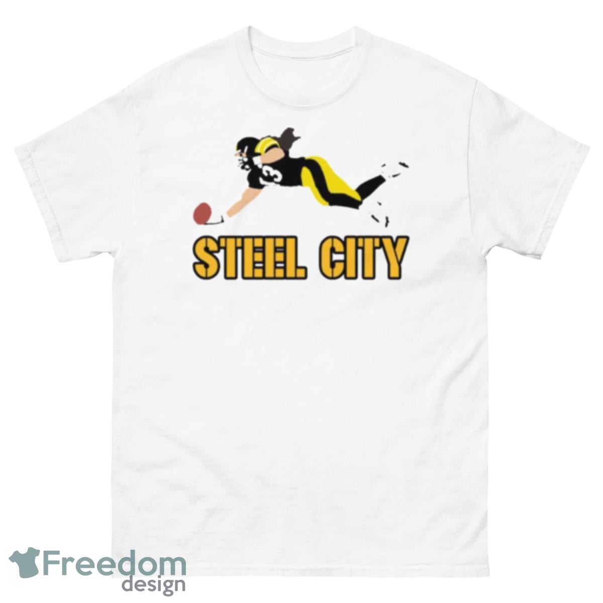 Steel City Pittsburgh Pittsburgh Steelers Number 43 Troy PolamaluTroy Polamalu shirt - 500 Men’s Classic Tee Gildan