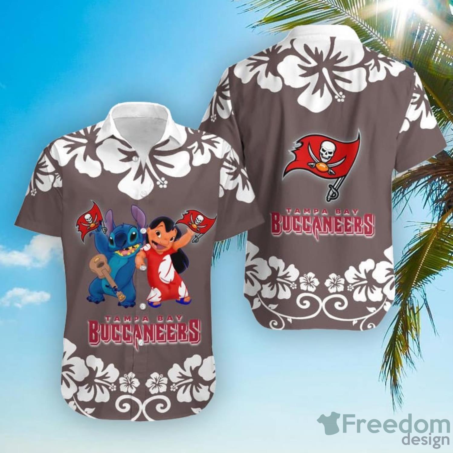 Green Bay Packers Lilo And Stitch Hawaiian Shirt And Shorts