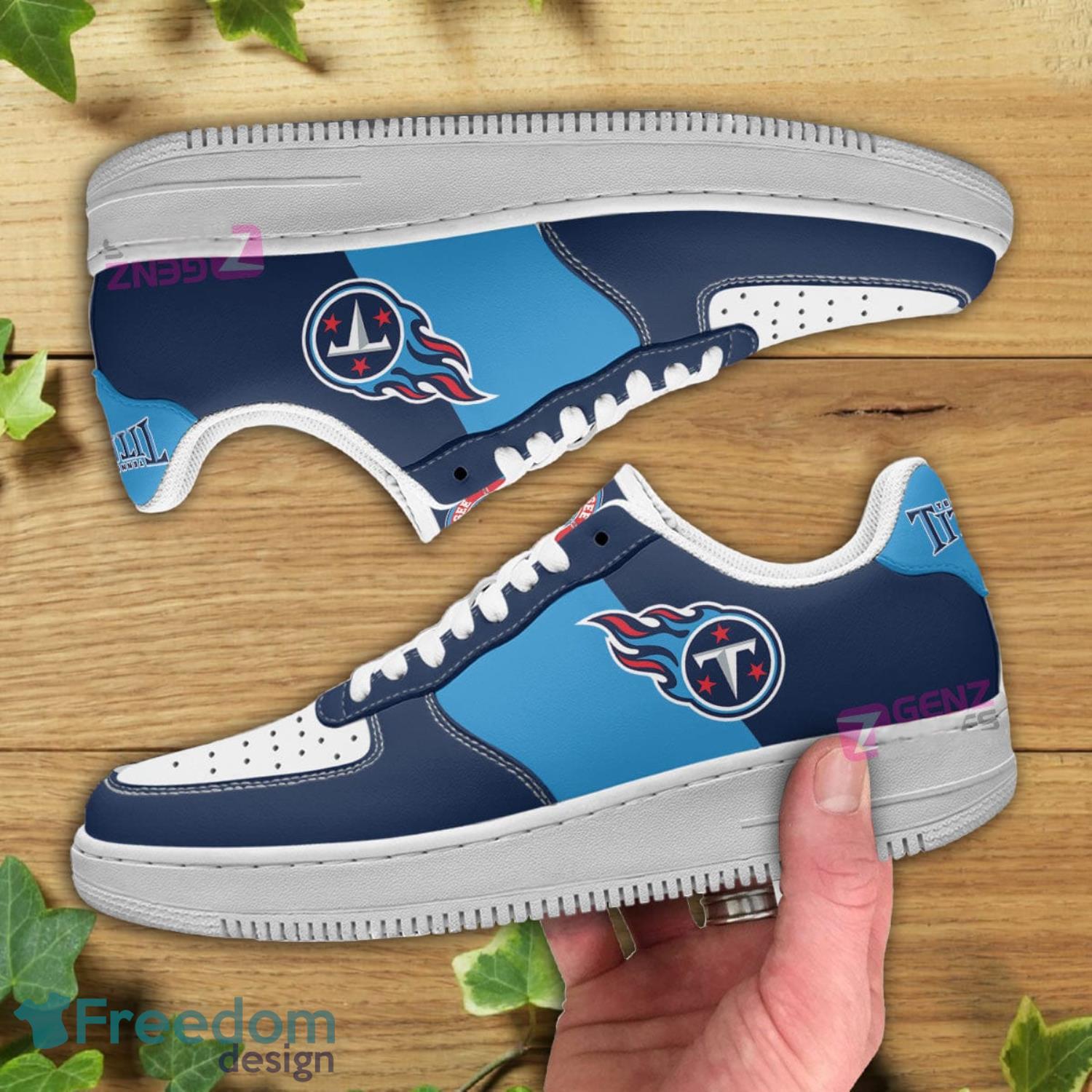 Tennessee Titans NFL Logo Air Force Shoes Gift For Fans Product Photo 2