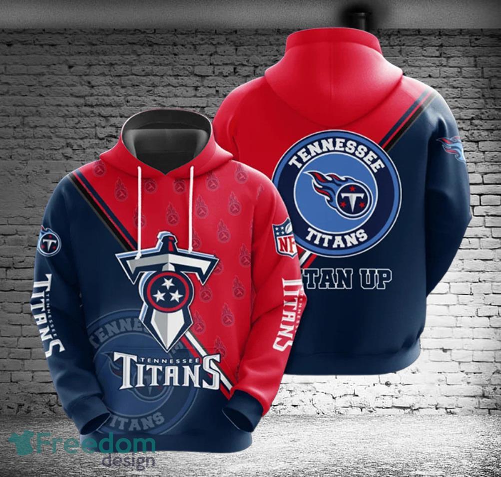 Tennessee Titans Seal Motifs Hoodies Full Over Print - Freedomdesign