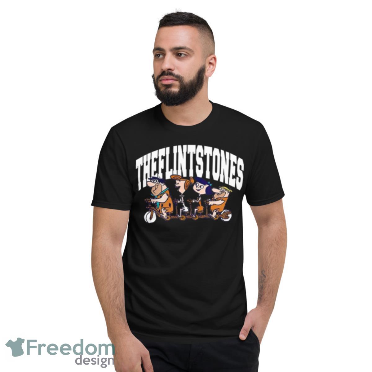 The Flint Stones Logo Design Cartoon shirt - Short Sleeve T-Shirt