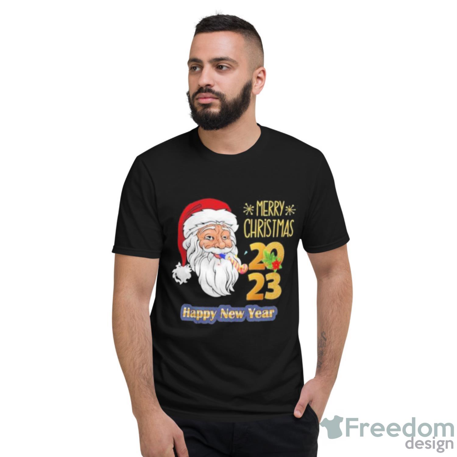 The santa Christmas approaching happy new year 2023 fannmade Shirt - Short Sleeve T-Shirt The santa Christmas approaching happy new year 2023 fannmade Shirt - Short Sleeve T-Shirt