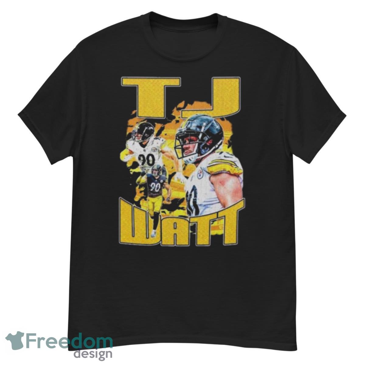 TJ Watt Vintage Pittsburgh Steelers Shirt - G500 Men’s Classic T-Shirt