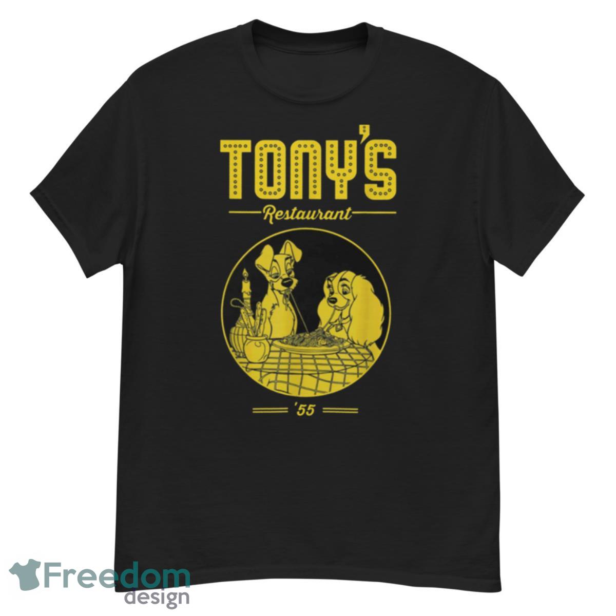 Tony’s Restaurant Cartoon Lady And The Tramp Logo shirt - G500 Men’s Classic T-Shirt