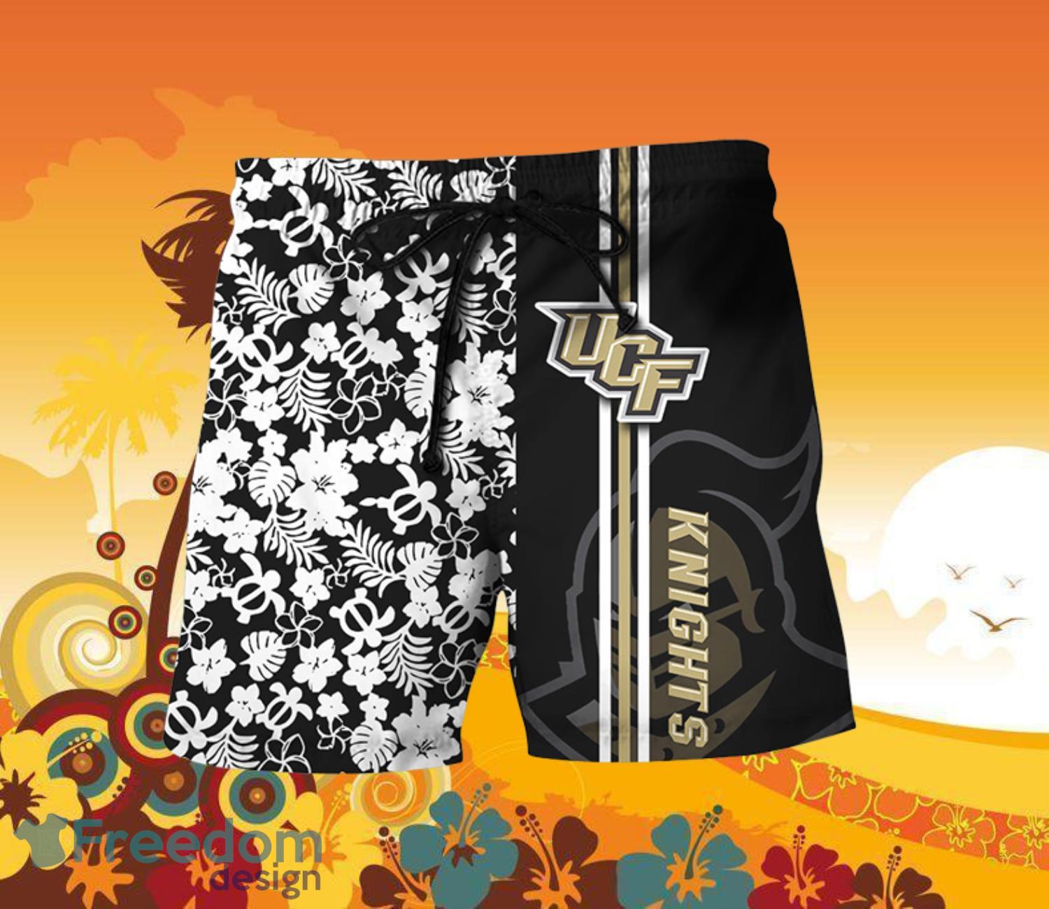 UCF Knights Hawaiian Shorts and Shirt Summer Beach Shirt Full Over Print Product Photo 2