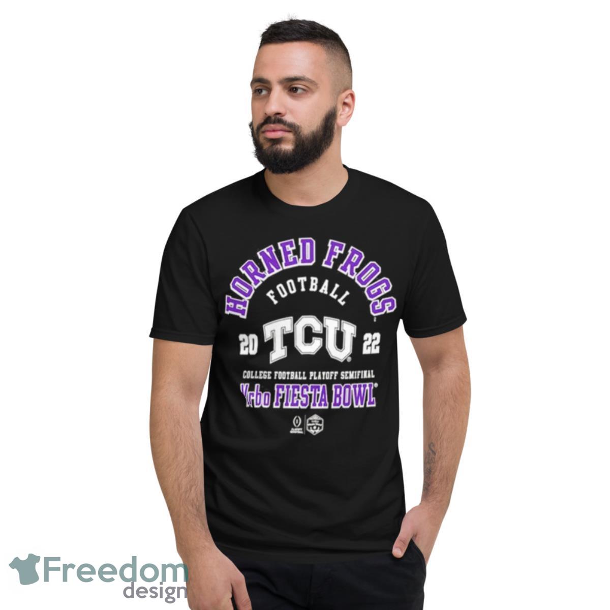 University Of TCU Football 2022 CFP Semifinal Vrbo Fiesta Bowl Bound Shirt - Short Sleeve T-Shirt