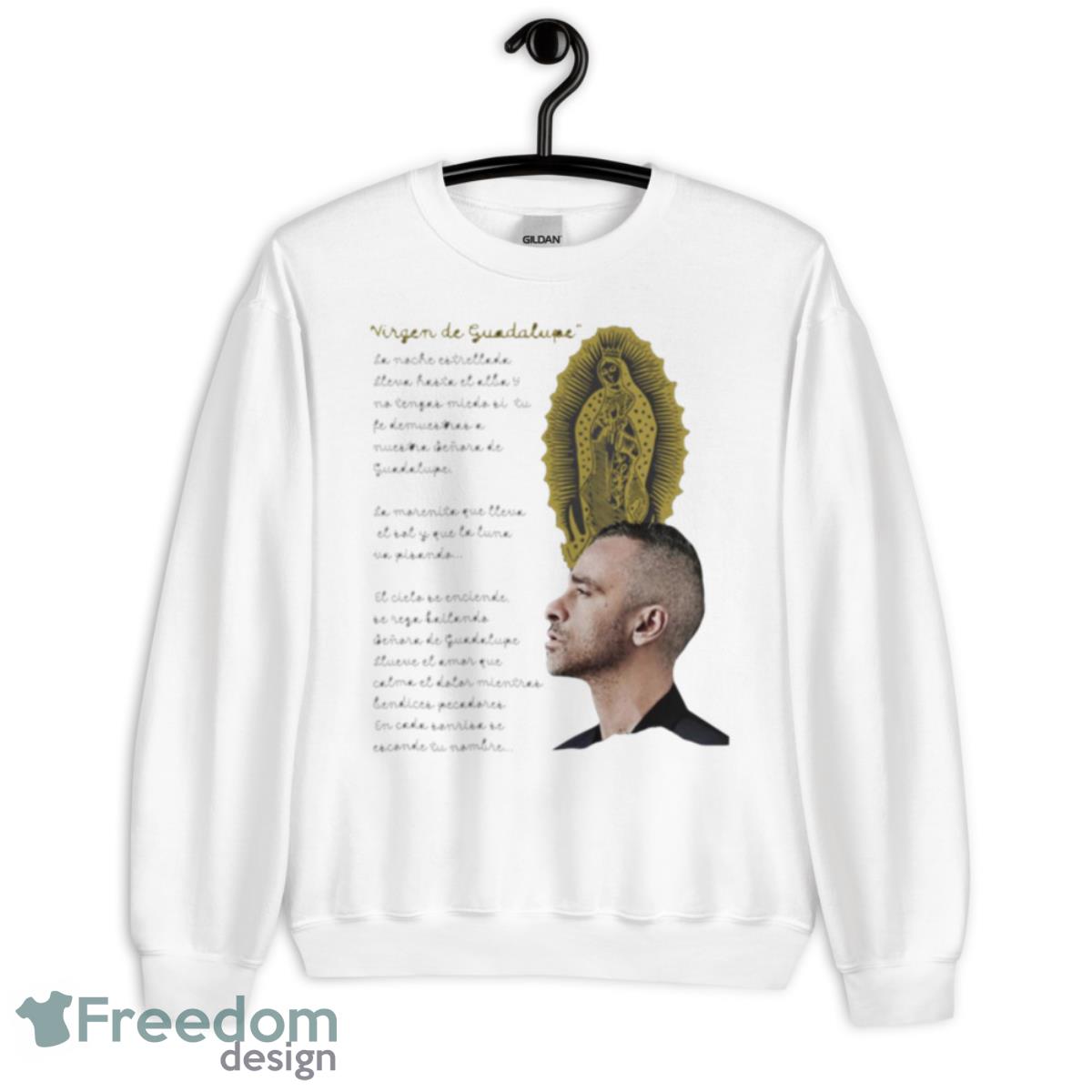 Virgin Of Guadalupe Eros Ramazzotti shirt - Unisex Heavy Blend Crewneck Sweatshirt