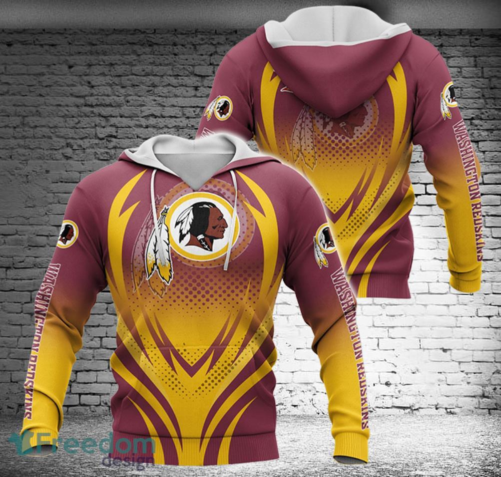 Washington Redskins All Over Print 3D Hoodie All Team - Bring Your Ideas,  Thoughts And Imaginations Into Reality Today