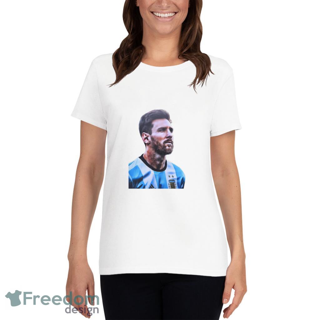 World Cup 2022 Messi 10 Argentina Gift For Fan White Shirt Product Photo 2