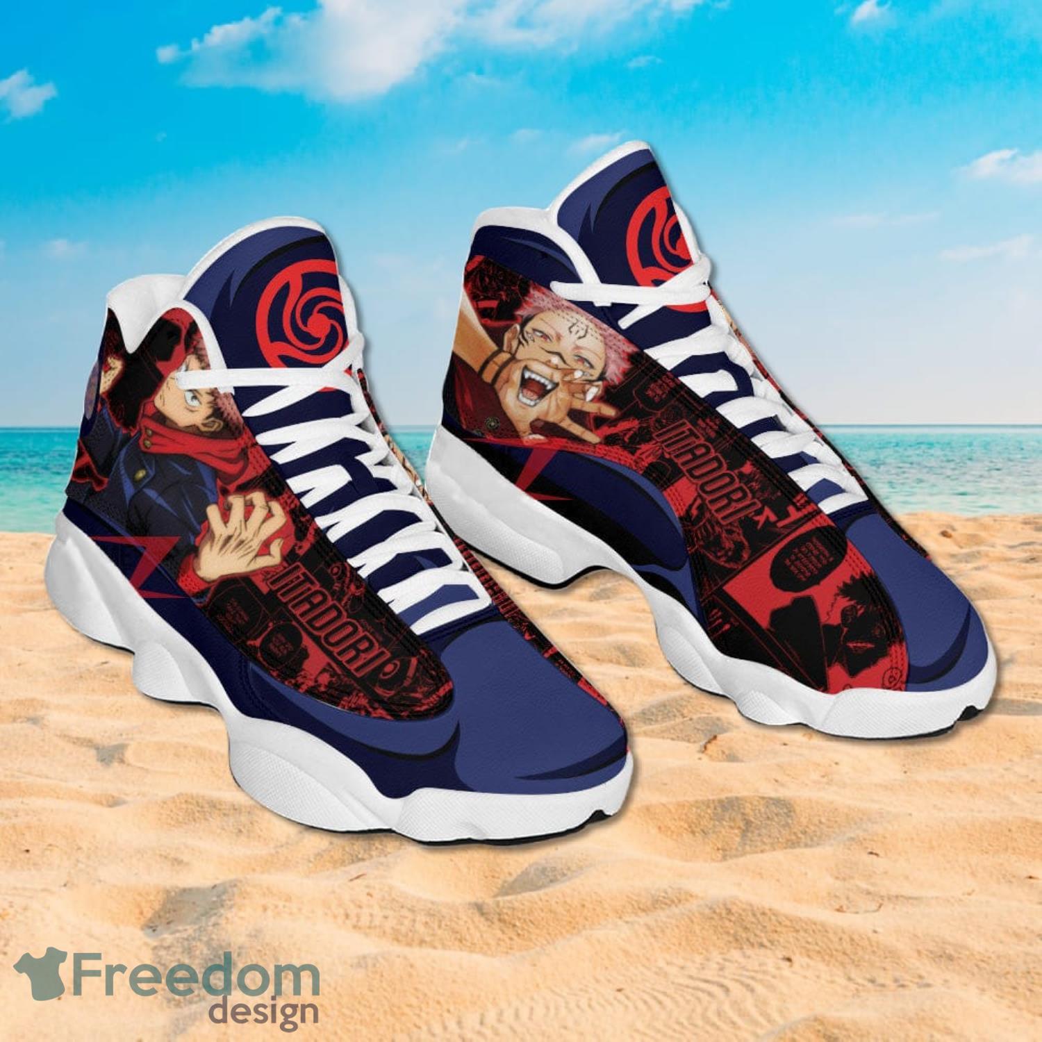 Yuji Itadori X Sukuna Air Jordan 13 Jujutsu Kaisen Anime Shoes Gift For Fans Product Photo 2