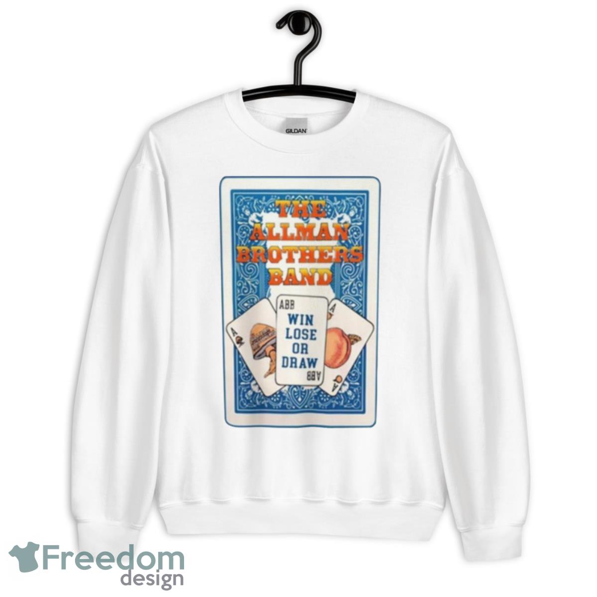 1976 Jimmy Carter The Allman Brothers Band Win Lose Or Draw Shirt - Unisex Heavy Blend Crewneck Sweatshirt