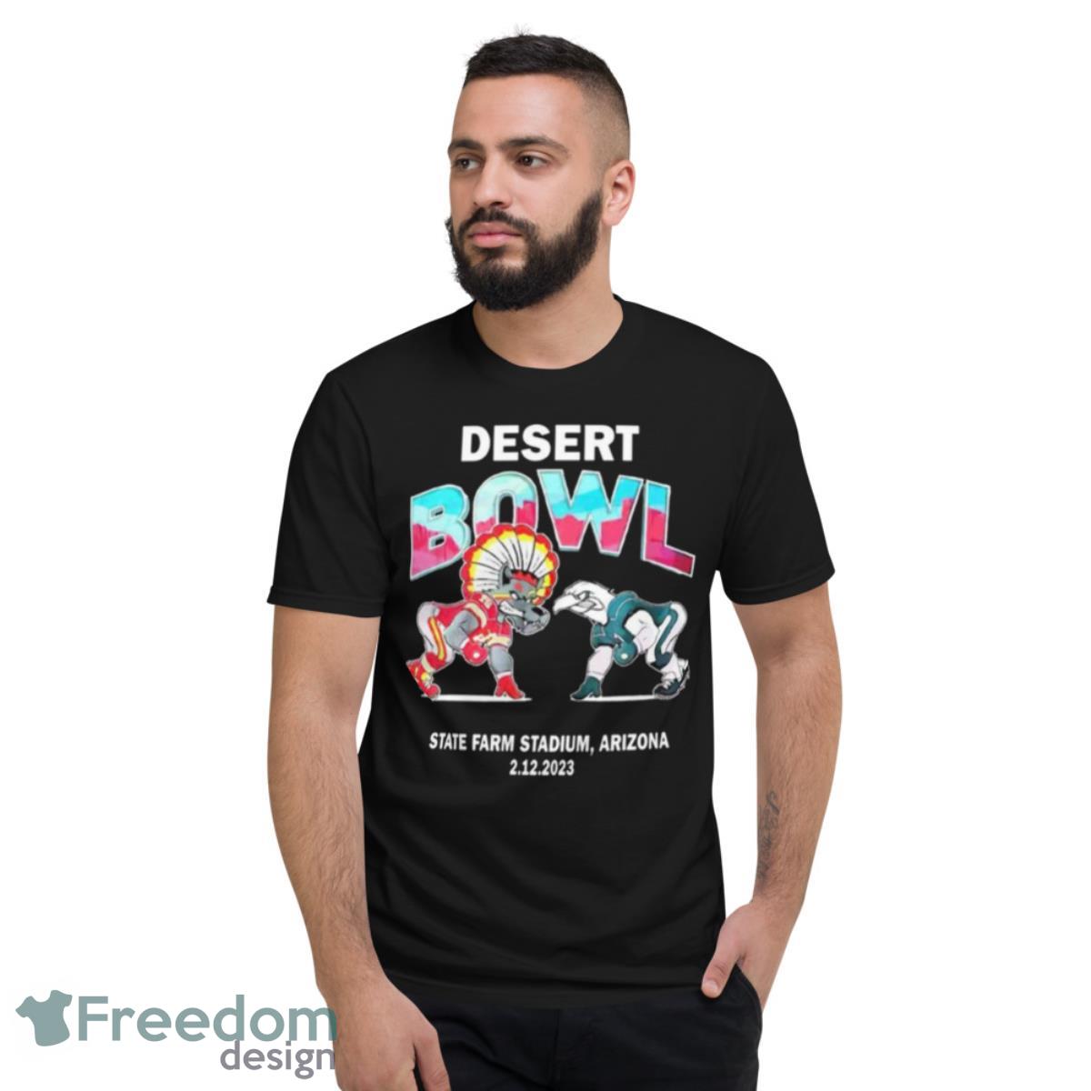 2023 Desert Bowl Philadelphia Eagles Vs Kansas City Chiefs Shirt - Short Sleeve T-Shirt