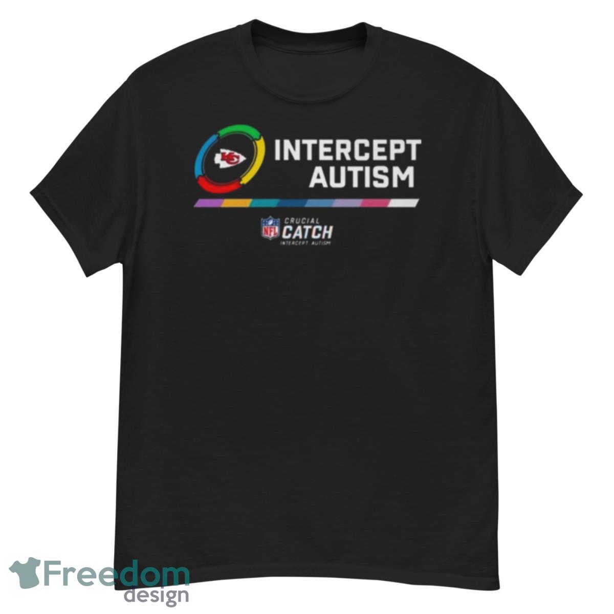 2023 Kansas City Chiefs Intercept Autism Crucial Catch Shirt - G500 Men’s Classic T-Shirt