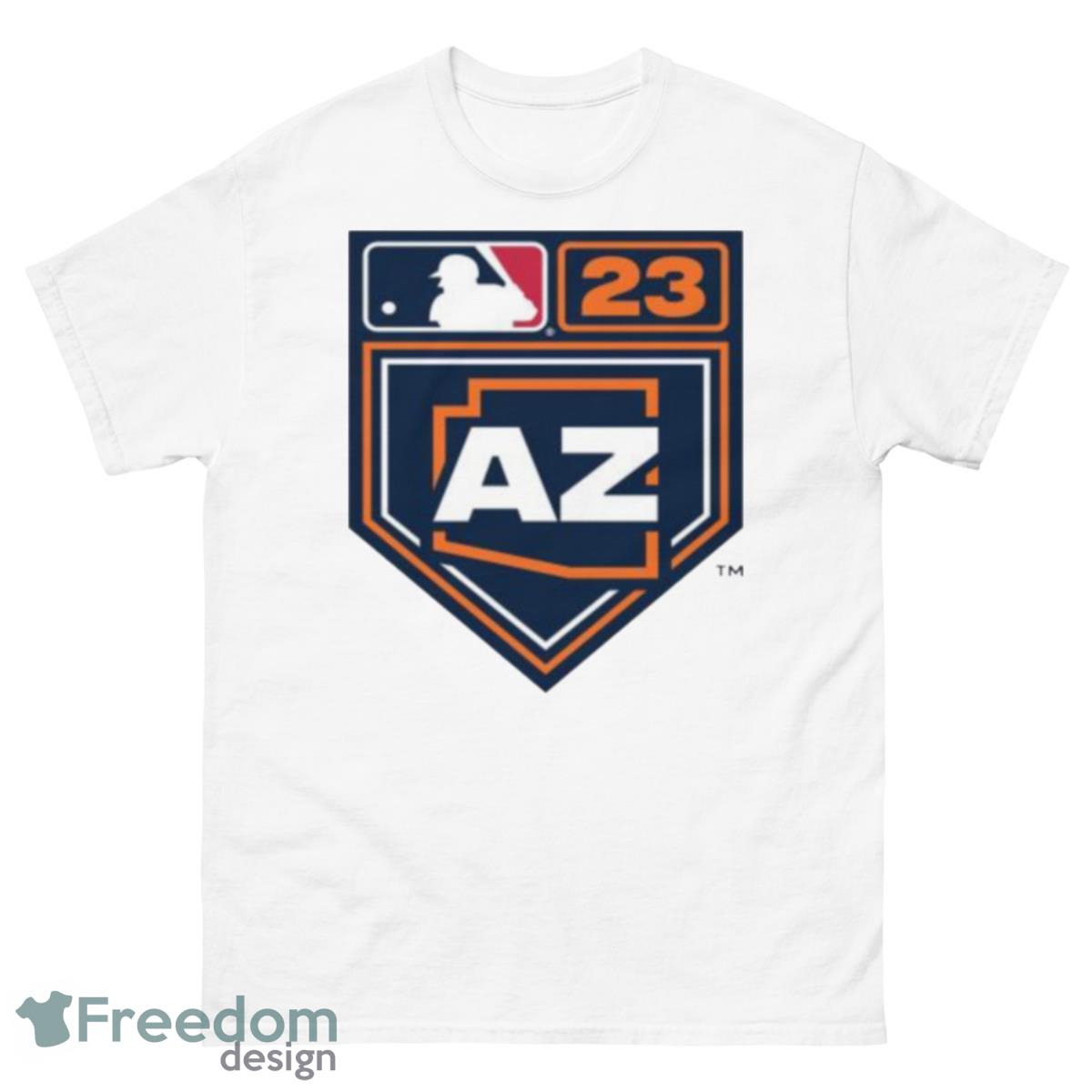 2023 MLB Spring Training Arizona License Plate Logo Shirt - 500 Men’s Classic Tee Gildan