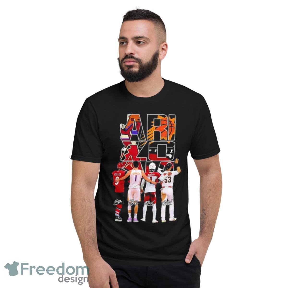 Arizona Basketball Team With Signatures Shirt - Short Sleeve T-Shirt