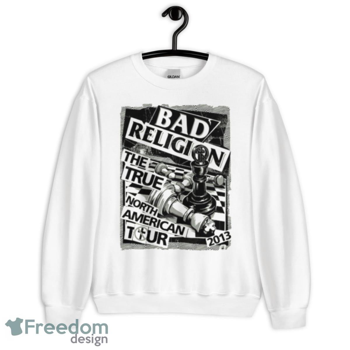 Bad Religion North American Tour Shirt - Unisex Heavy Blend Crewneck Sweatshirt