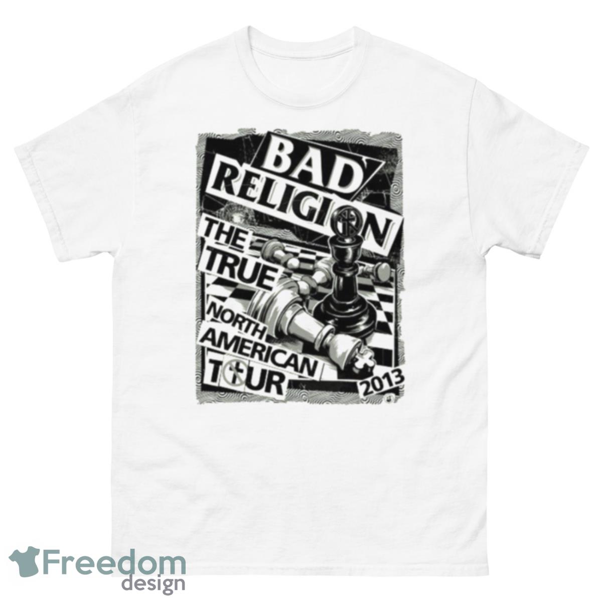 Bad Religion North American Tour Shirt - 500 Men’s Classic Tee Gildan