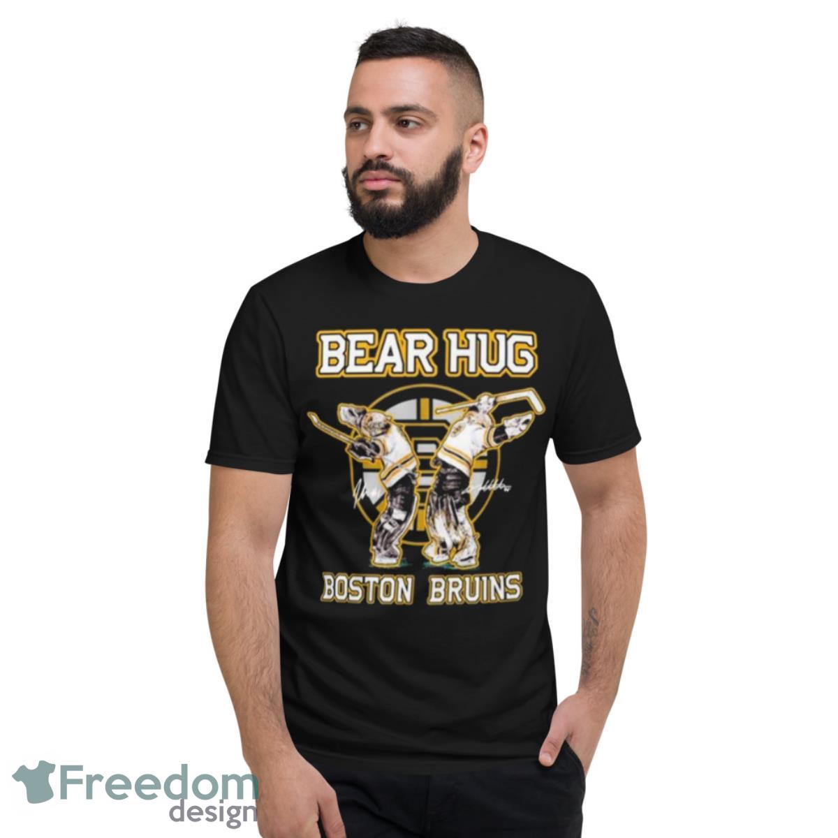 Bear Hug Signature Boston Bruins Shirt - Short Sleeve T-Shirt