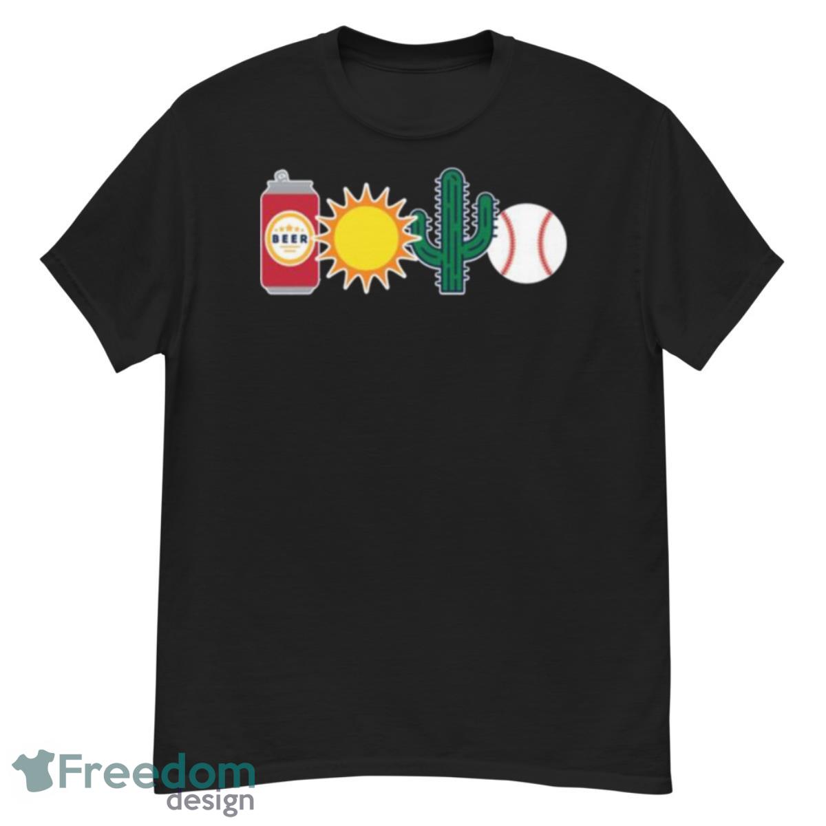 Beer, Sun, Cactus And Baseball Spring Training Shirt - G500 Men’s Classic T-Shirt