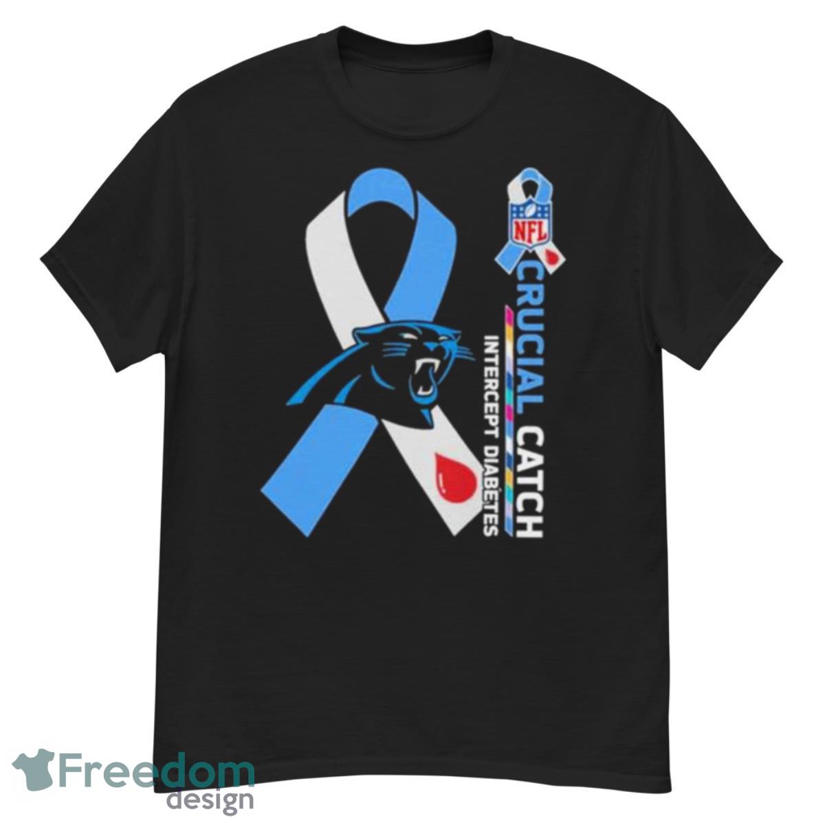 Carolina Panthers Crucial Catch Intercept Diabetes 2023 Shirt - G500 Men’s Classic T-Shirt