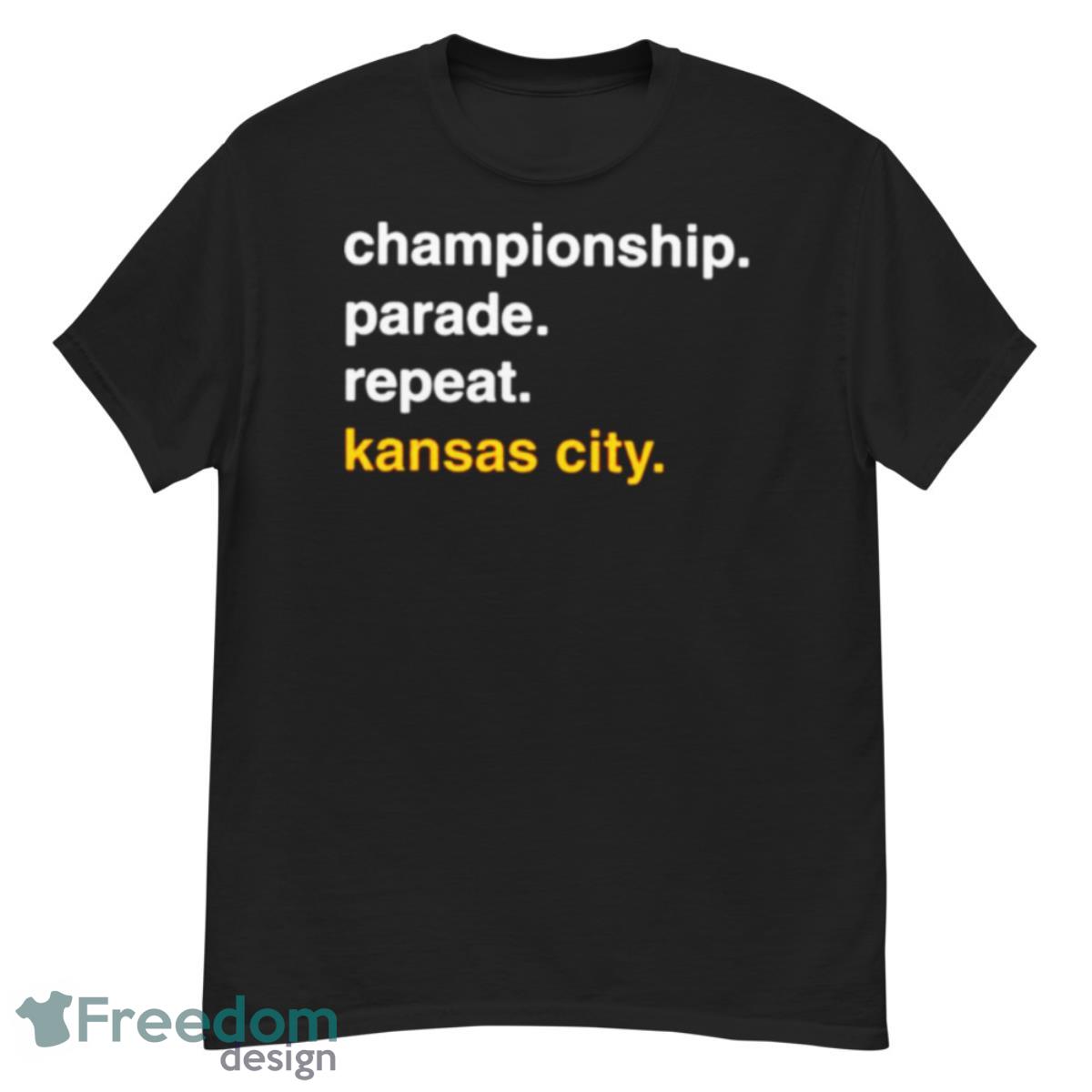 Championship Parade Repeat Kansas City Chiefs Shirt - G500 Men’s Classic T-Shirt