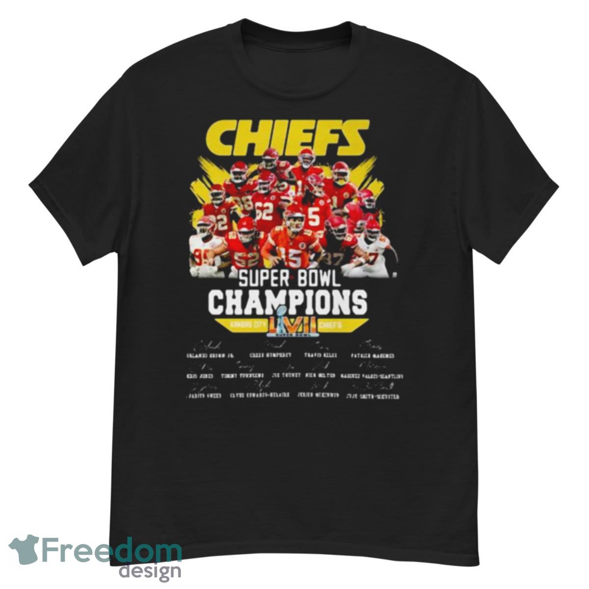 Chiefs Super Bowl Champions LVII Kansas City Chiefs Signatures 2023 Shirt - G500 Men’s Classic T-Shirt