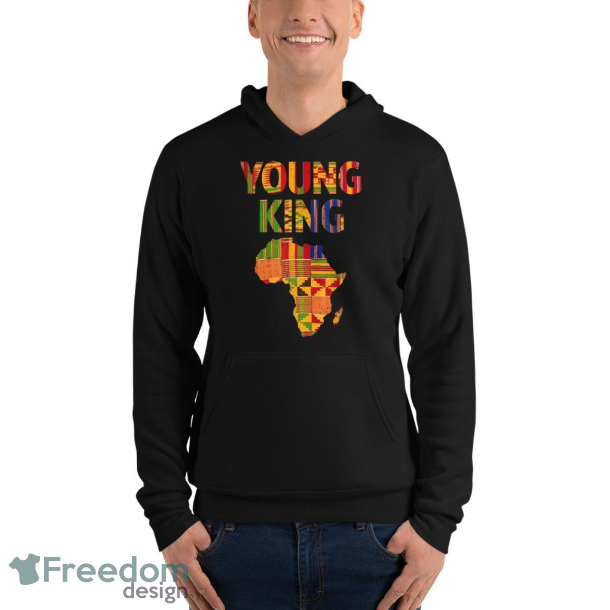 Cool African Kente Art Men Boys Kids African American Print Shirt image Cool African Kente Art Men Boys Kids African American Print Shirt - Unisex Fleece Pullover Hoodie