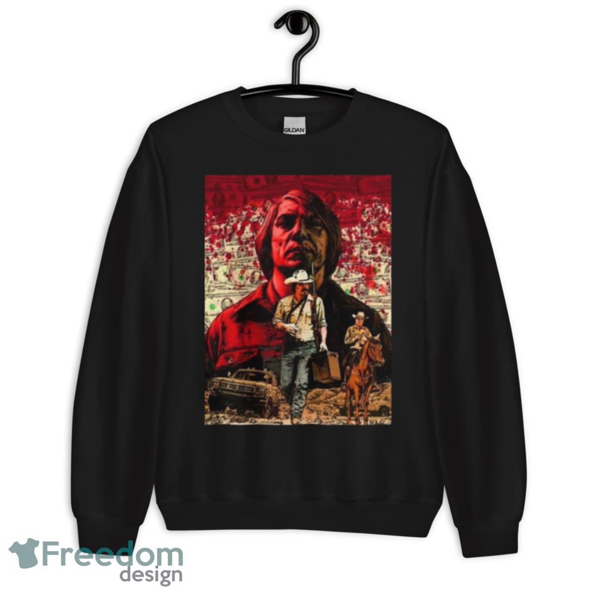 Cowboys No Country For Old Men Artwork Shirt - Unisex Crewneck Sweatshirt Cowboys No Country For Old Men Artwork Shirt - Unisex Crewneck Sweatshirt