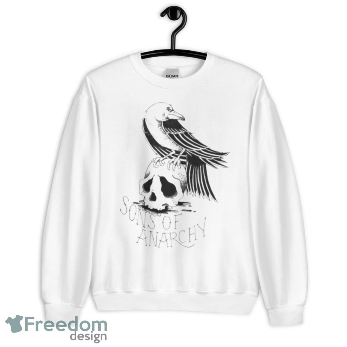 Crow On A Skull Sons Of Anarchy Shirt - Unisex Heavy Blend Crewneck Sweatshirt