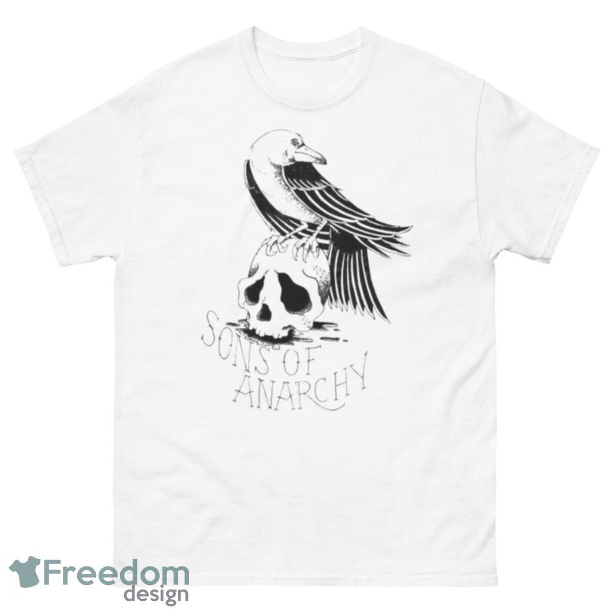 Crow On A Skull Sons Of Anarchy Shirt - 500 Men’s Classic Tee Gildan