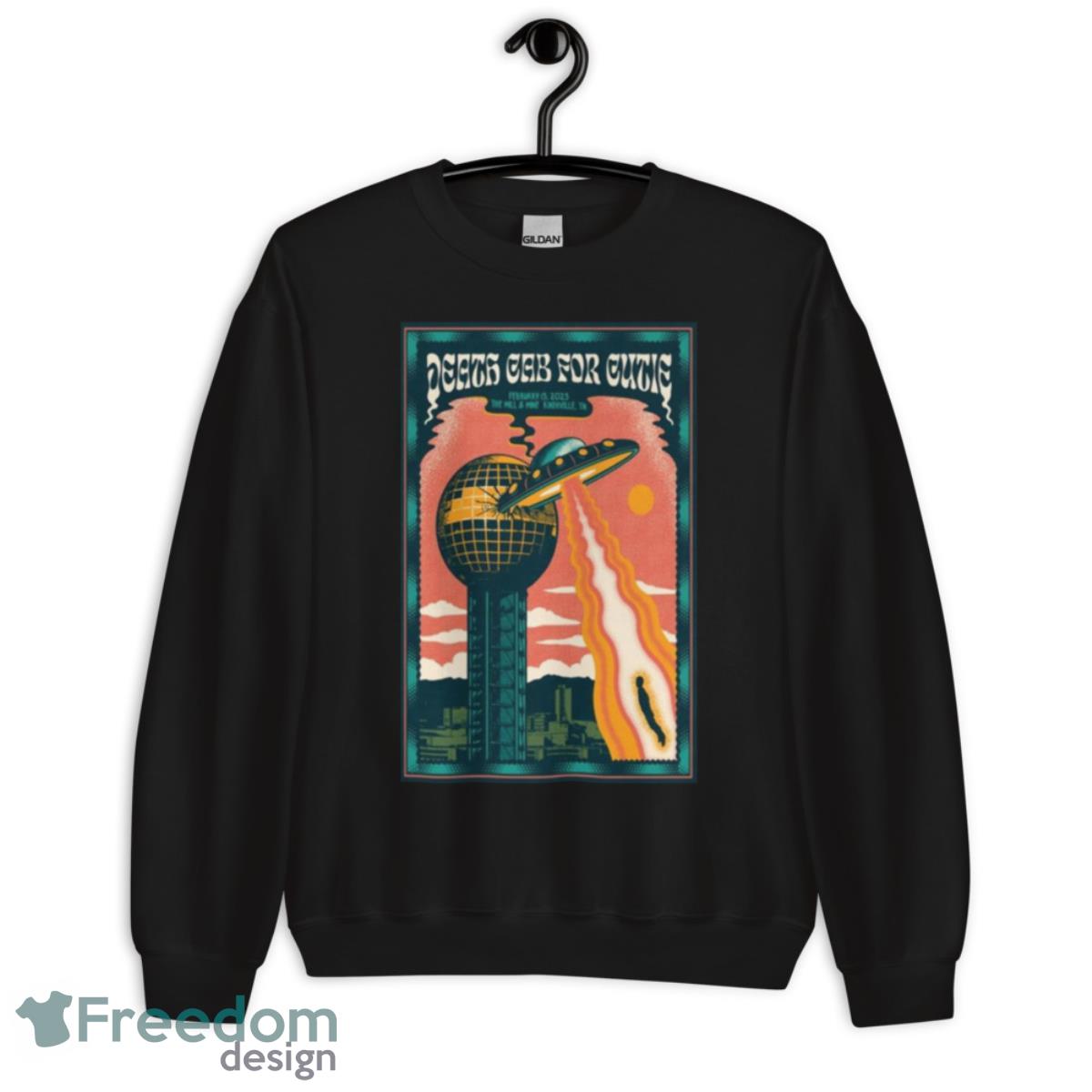 Death Cab For Cutie Feb 13 2023 Knoxville TN Poster Shirt - Unisex Crewneck Sweatshirt Death Cab For Cutie Feb 13 2023 Knoxville TN Poster Shirt - Unisex Crewneck Sweatshirt