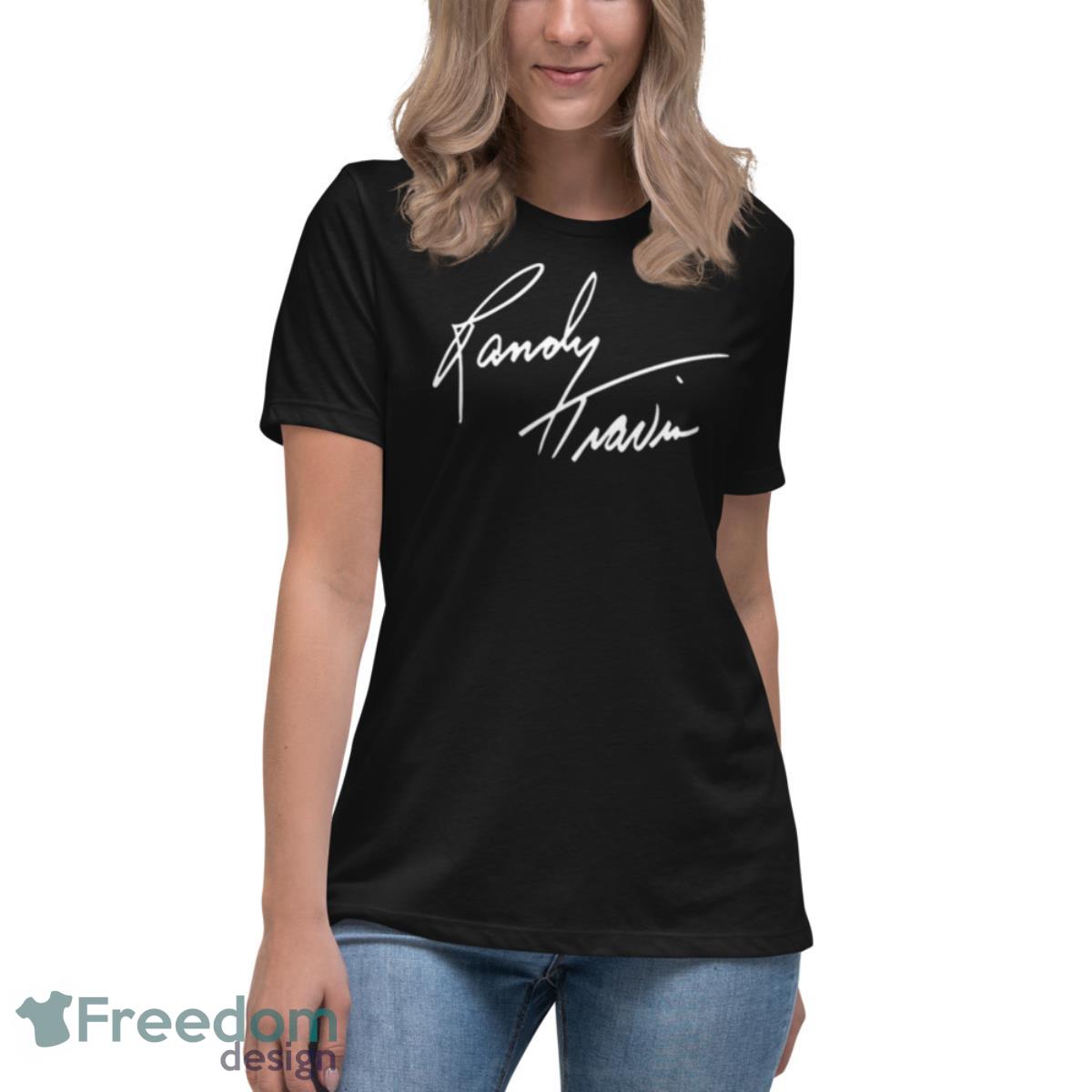 Deeper Than The Holler Randy Travis Shirt - Womens Relaxed Short Sleeve Jersey Tee Deeper Than The Holler Randy Travis Shirt - Womens Relaxed Short Sleeve Jersey Tee