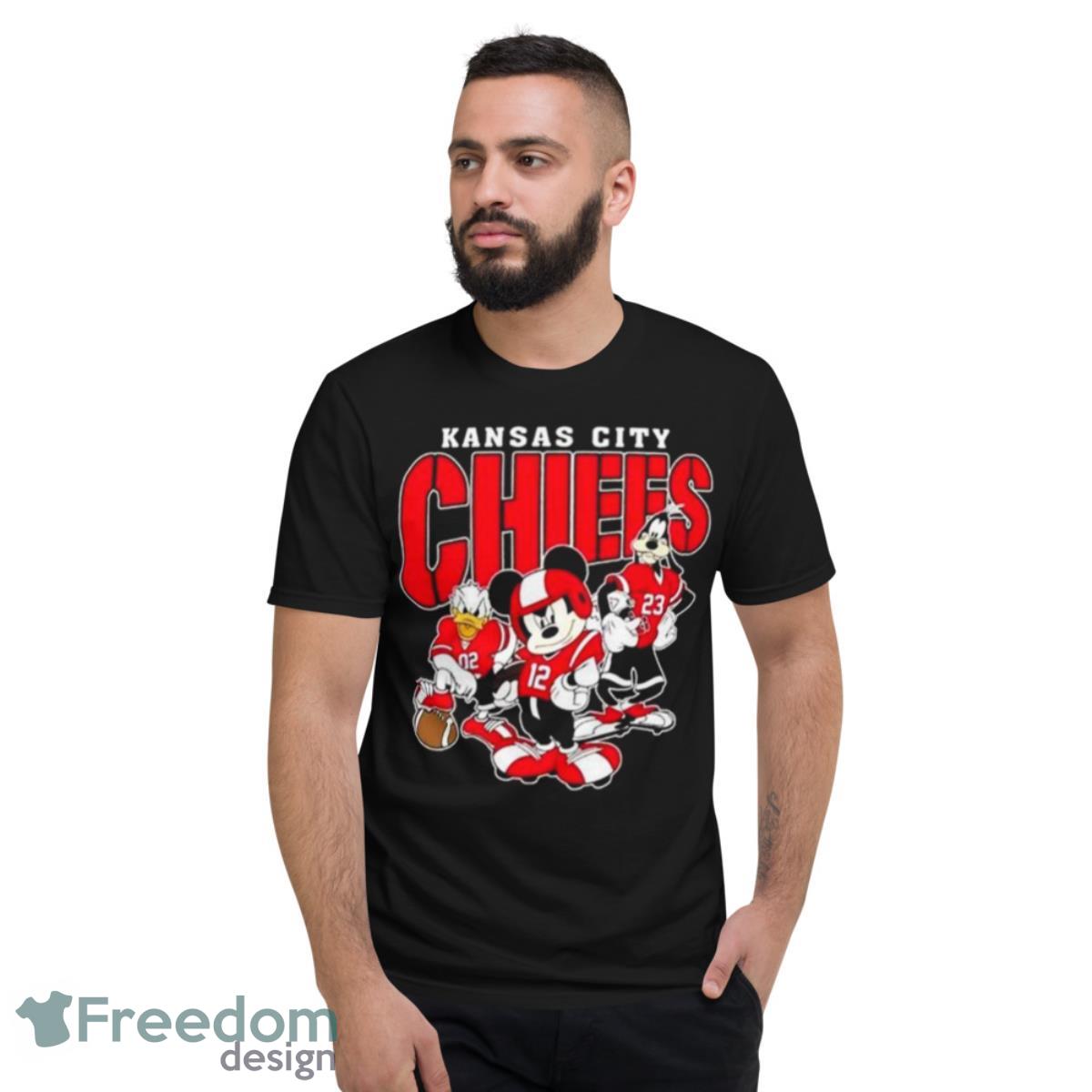 Disney Football Team X Kansas City Chiefs Champions 2023 Super Bowl Lvii Champions Shirt - Short Sleeve T-Shirt