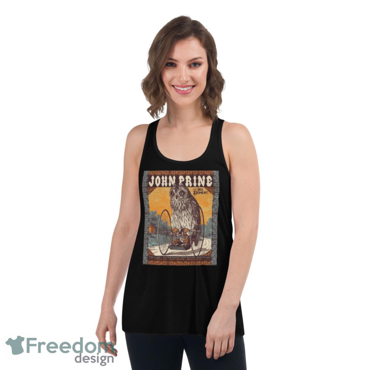 Donald And Lydia John Prine Shirt - Womens Flowy Racerback Tank Donald And Lydia John Prine Shirt - Womens Flowy Racerback Tank