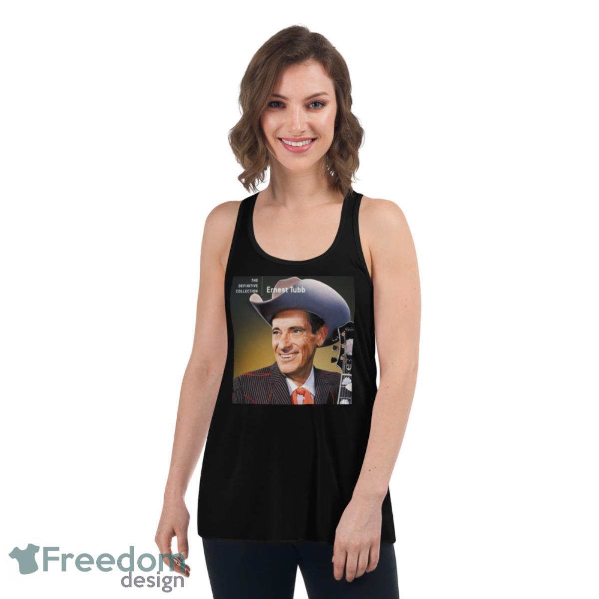 Ernest Tubb Waltz Across Texas Shirt - Womens Flowy Racerback Tank Ernest Tubb Waltz Across Texas Shirt - Womens Flowy Racerback Tank