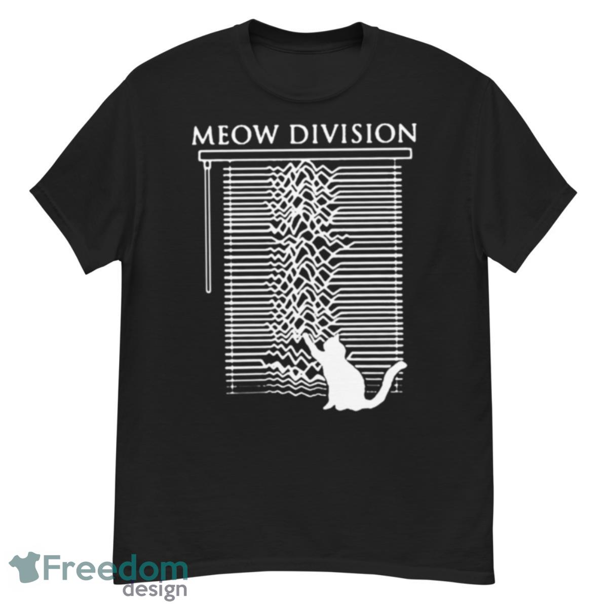 Funny Meow Division Joy Division Parody Shirt - G500 Men’s Classic T-Shirt