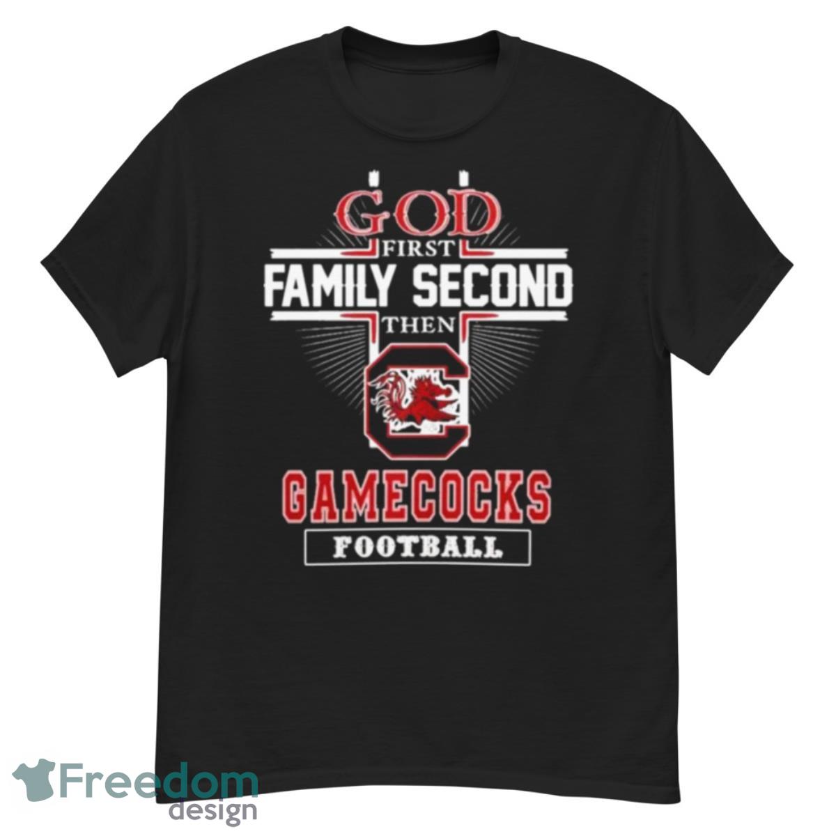 God Family Second First Then Gamecocks Basketball Shirt - G500 Men’s Classic T-Shirt