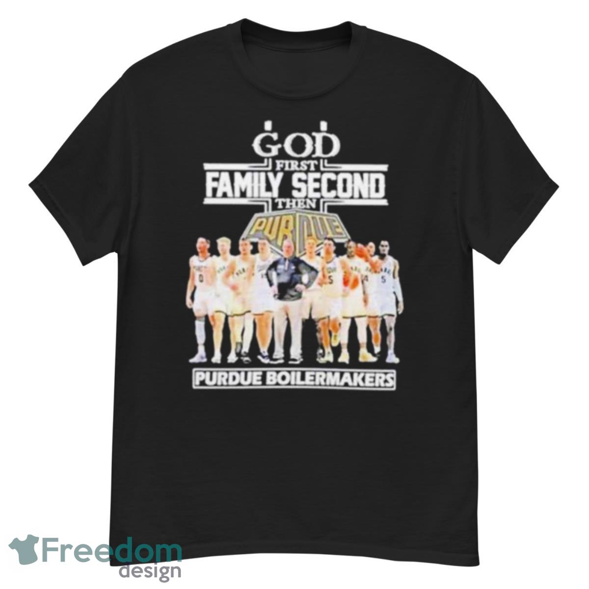 God First Family Second Then Purdue Boilermakers Shirt - G500 Men’s Classic T-Shirt