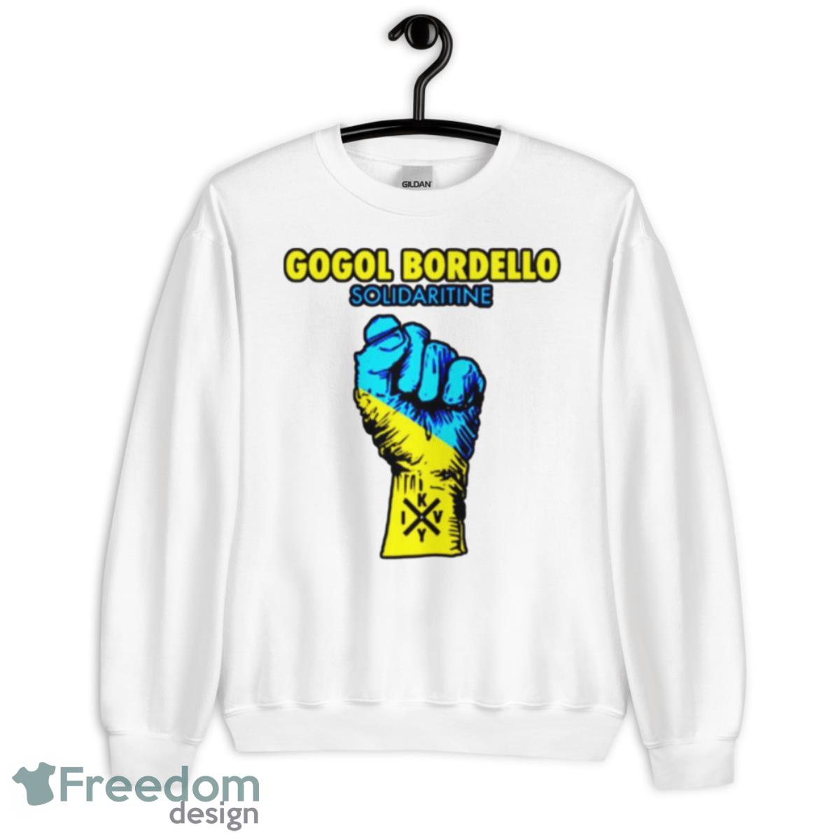 Gogol Bordello Solidaritine Logo Shirt - Unisex Heavy Blend Crewneck Sweatshirt