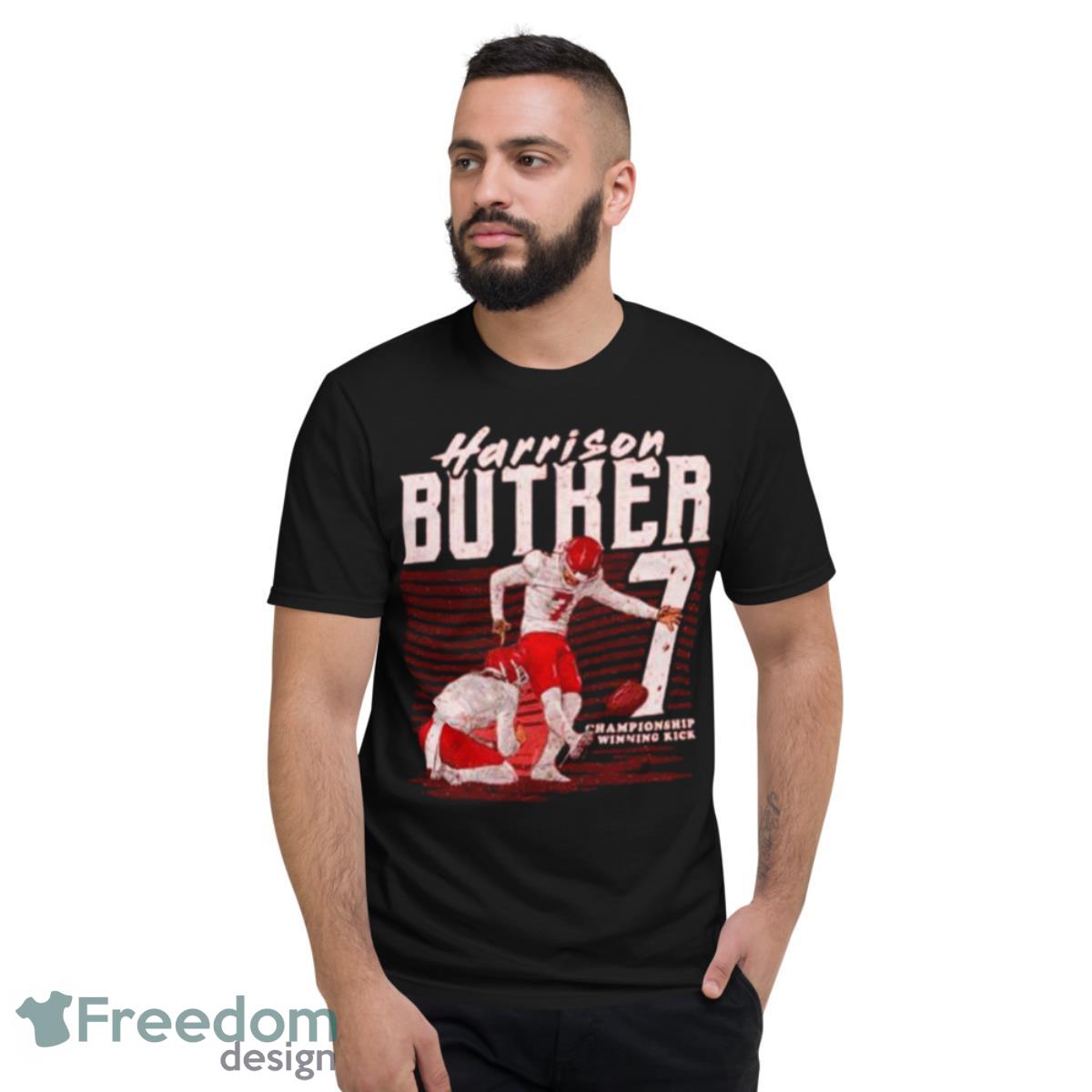 Harrison Butker Kansas City Chiefs Championship Winning Kick Shirt - Short Sleeve T-Shirt