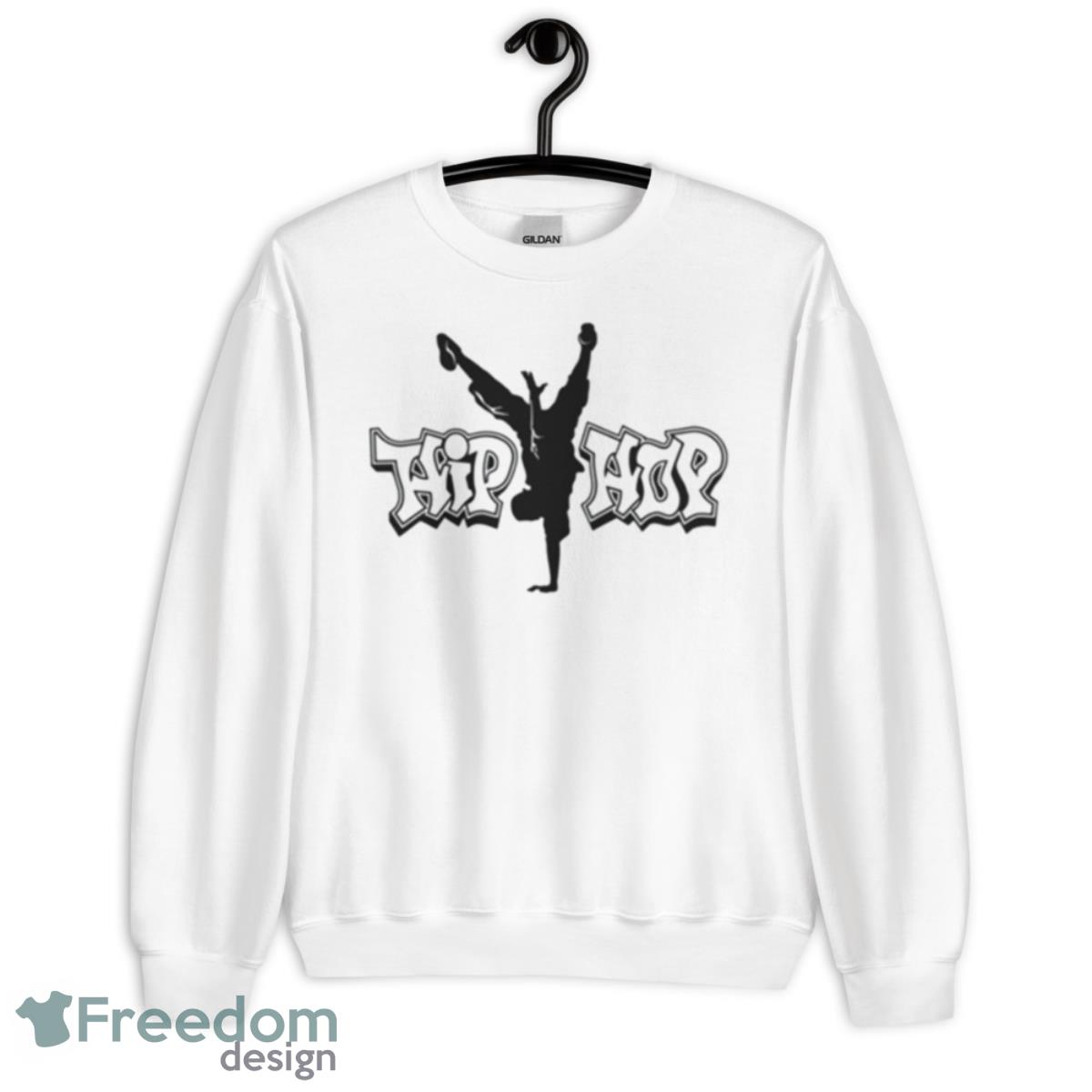 Hiphop Dancing Logo Shirt - Unisex Heavy Blend Crewneck Sweatshirt