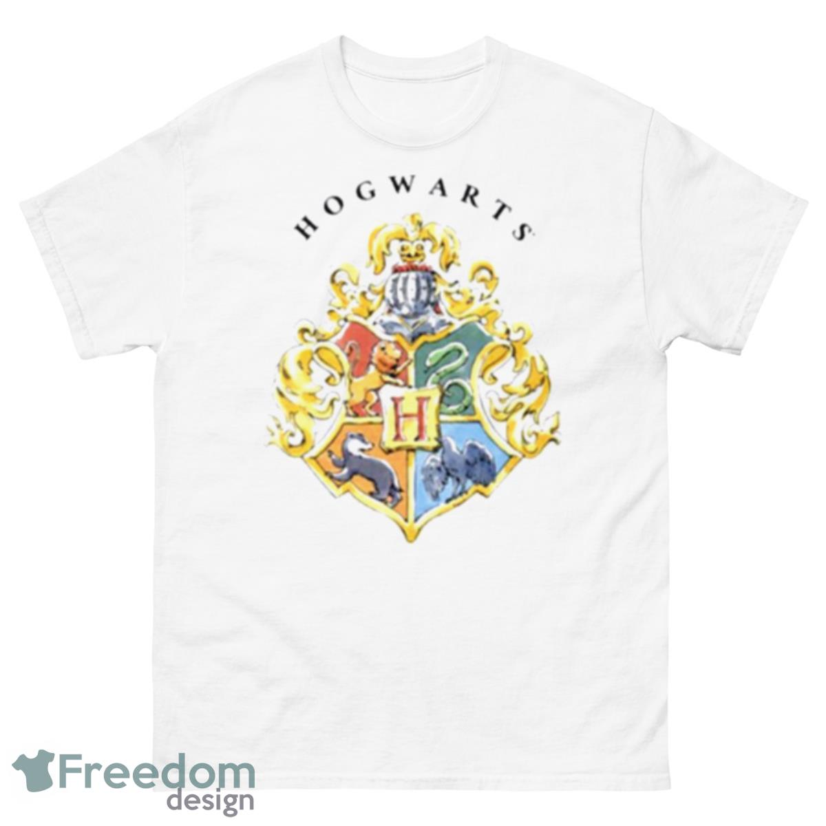 Hogwarts School Emblem Shirt - 500 Men’s Classic Tee Gildan