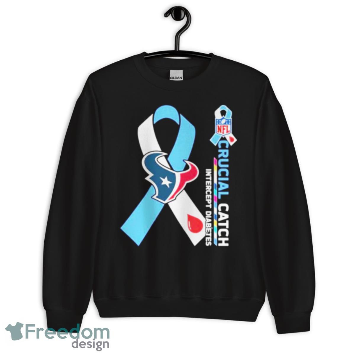 Houston Texans Crucial Catch Intercept Diabetes 2023 Shirt - Unisex Crewneck Sweatshirt Houston Texans Crucial Catch Intercept Diabetes 2023 Shirt - Unisex Crewneck Sweatshirt