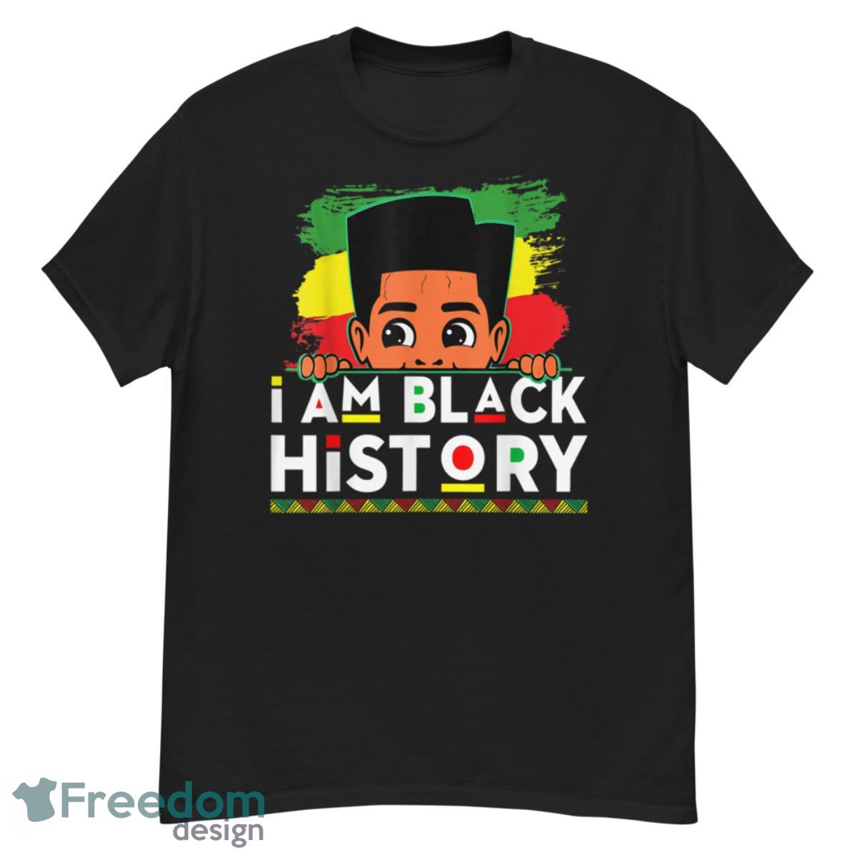 I Am Black History Shirt For Kids Boys Black History Month Shirt - G500 Men’s Classic T-Shirt