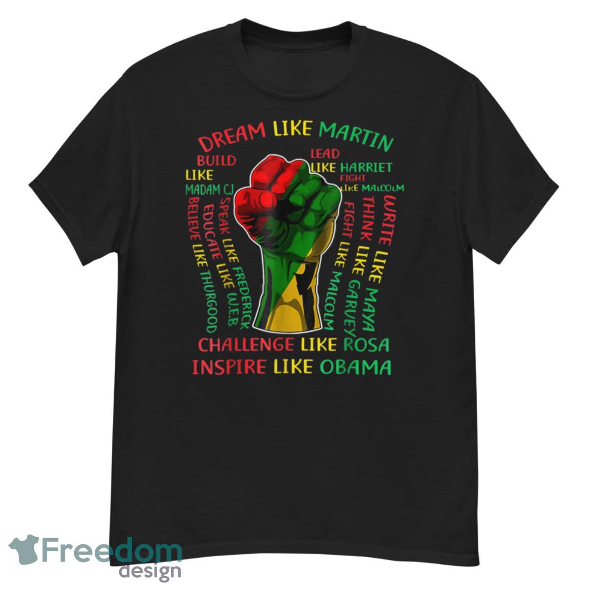 Influential Inspirational Black History Leaders Fist Hand Shirt - G500 Men’s Classic T-Shirt