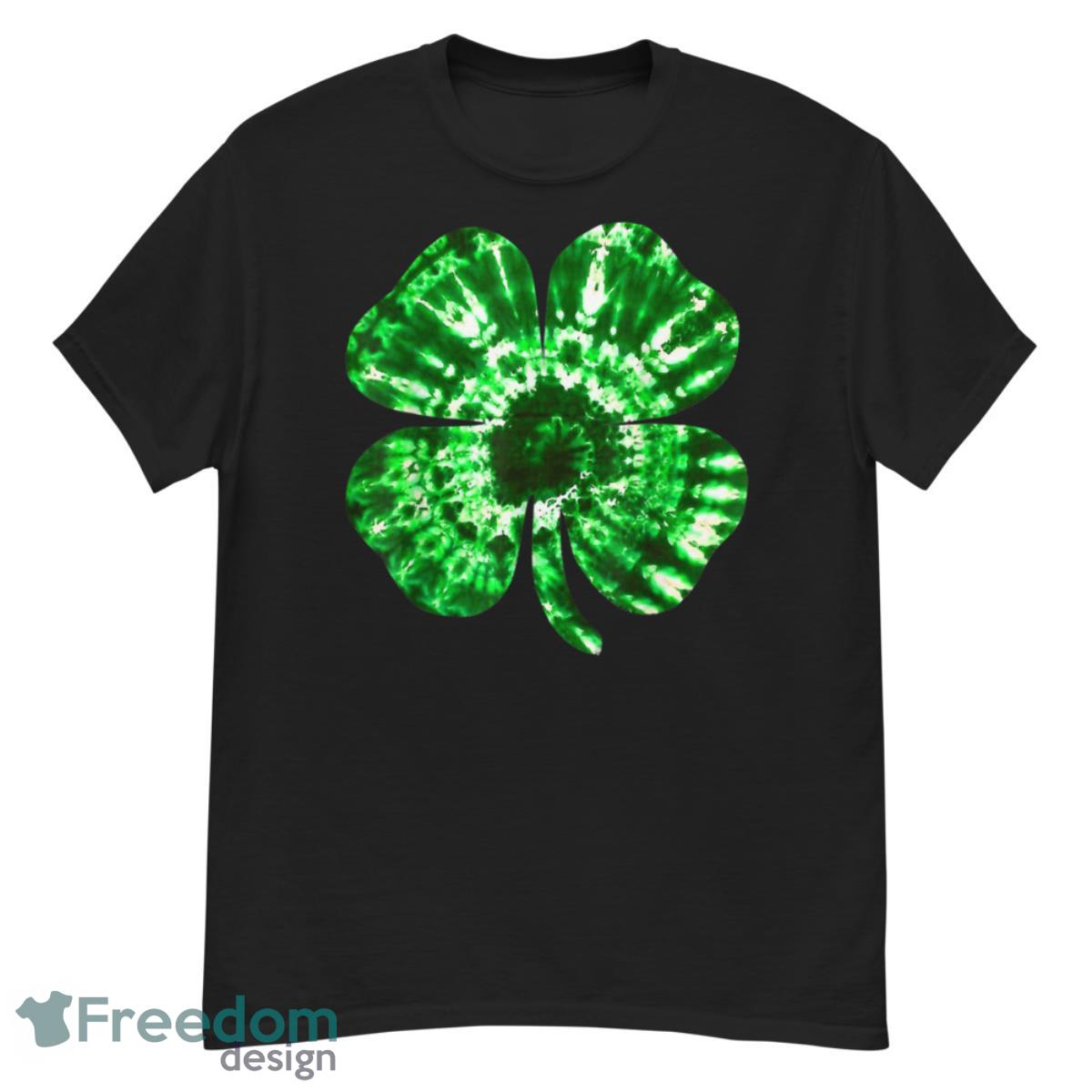 Irish Shamrock Tie Dye Happy St Patrick's Day Go Lucky Gifts Shirt - G500 Men’s Classic T-Shirt