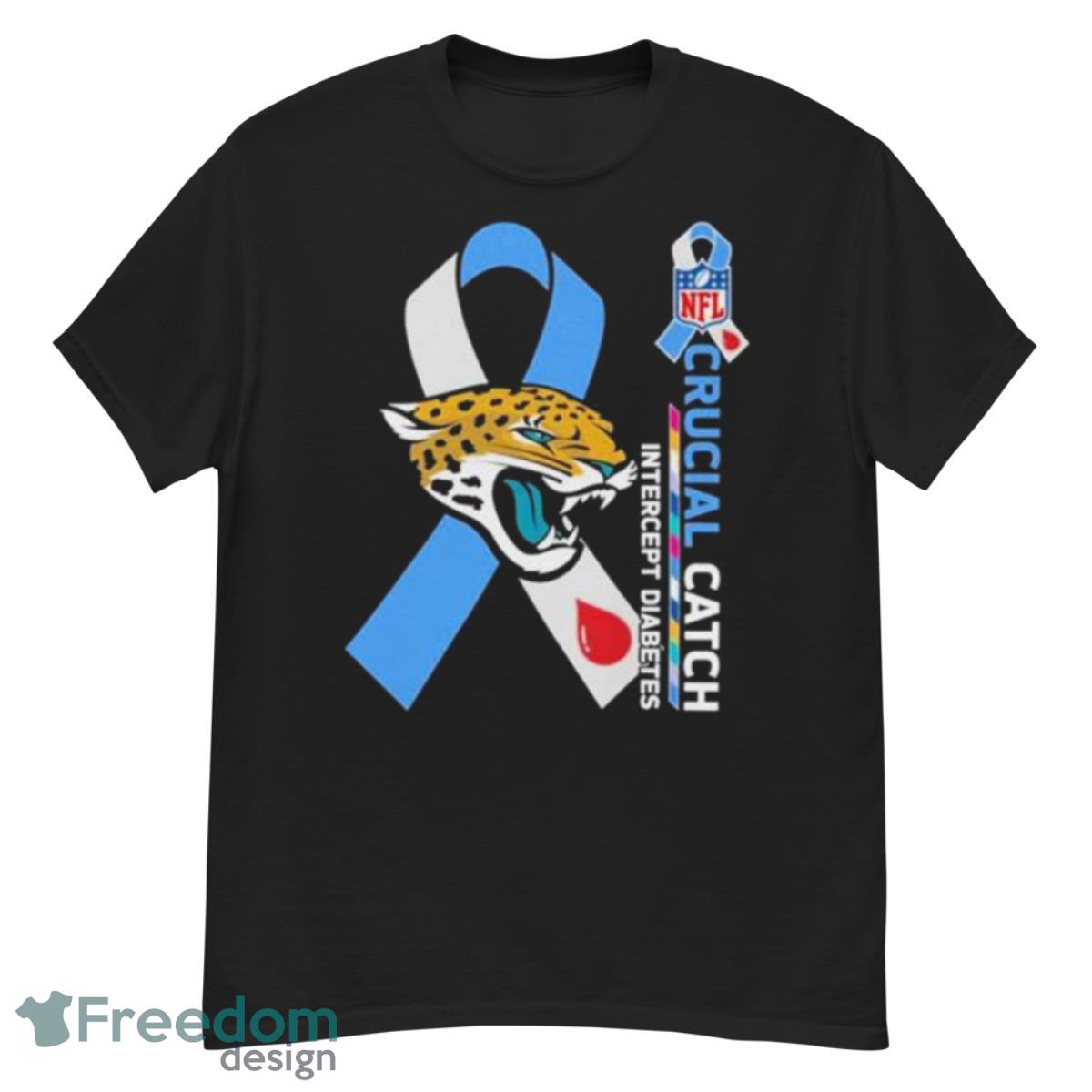 Jacksonville Jaguars Crucial Catch Intercept Diabetes 2023 Shirt - G500 Men’s Classic T-Shirt